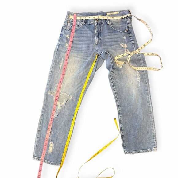 PISTOLA Women’s Light Wash Distressed Straight Leg Jeans Size 28 - Picture 5 of 6